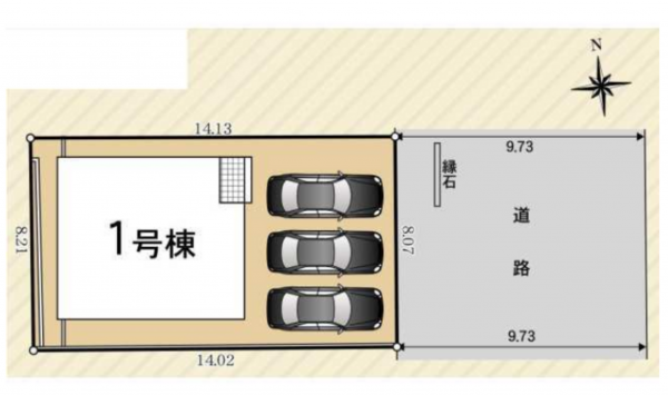 山陽小野田市中央、新築一戸建ての画像です