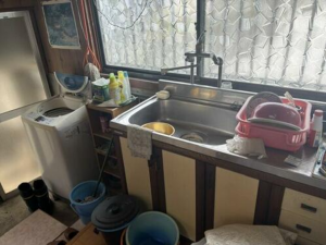 宇部市東藤曲、中古一戸建てのキッチン画像です