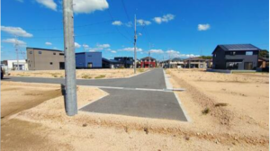 宇部市浜田、土地の外観画像です