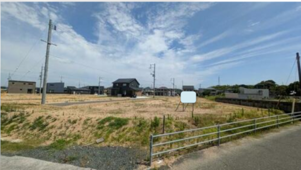 宇部市浜田、土地の外観画像です