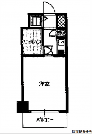 呉市中央、収益物件/マンションの間取り画像です
