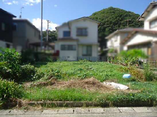 呉市広小坪、土地の画像です