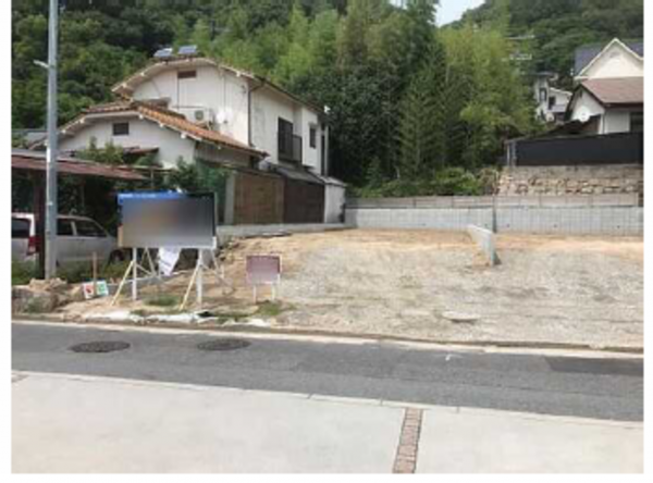 広島市東区牛田旭、土地の画像です