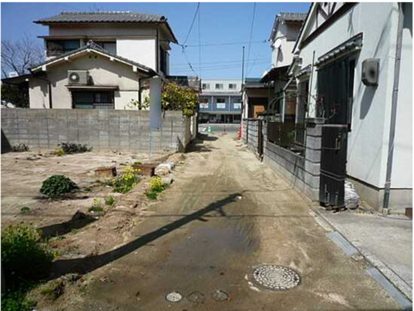 広島市南区旭、土地の画像です