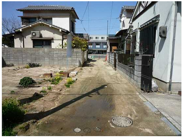 広島市南区旭、土地の画像です