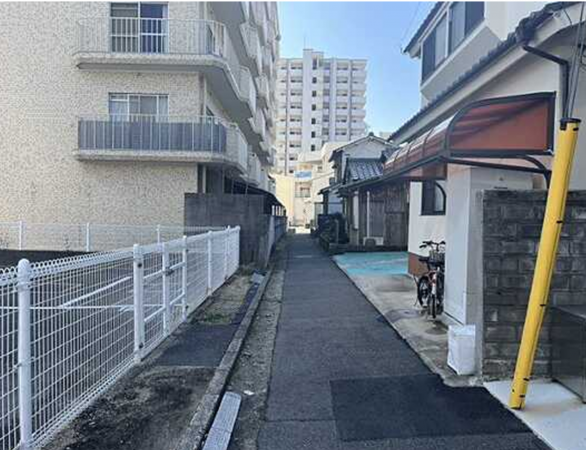 広島市中区江波西、土地の画像です