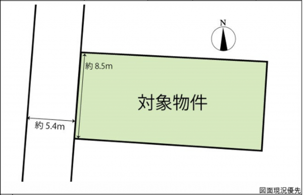 広島市南区宇品御幸、土地の間取り画像です