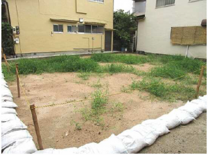 広島市東区牛田新町、土地の画像です