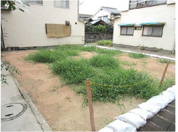 広島市東区牛田新町、土地の画像です