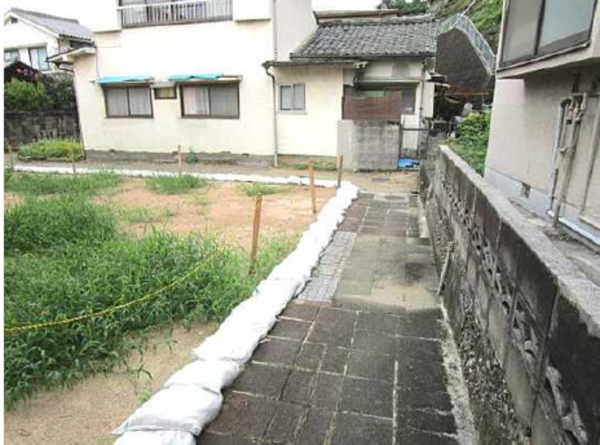 広島市東区牛田新町、土地の画像です
