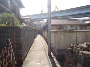 呉市警固屋、土地の画像です