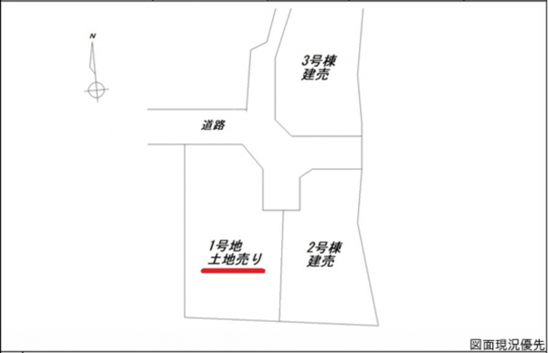 広島市南区北大河町、土地の間取り画像です
