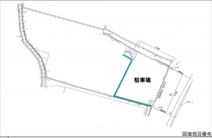 広島市南区楠那町、土地の間取り画像です