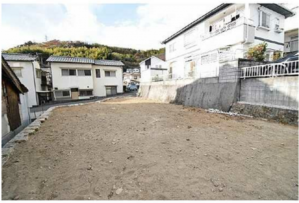 広島市南区楠那町、土地の画像です