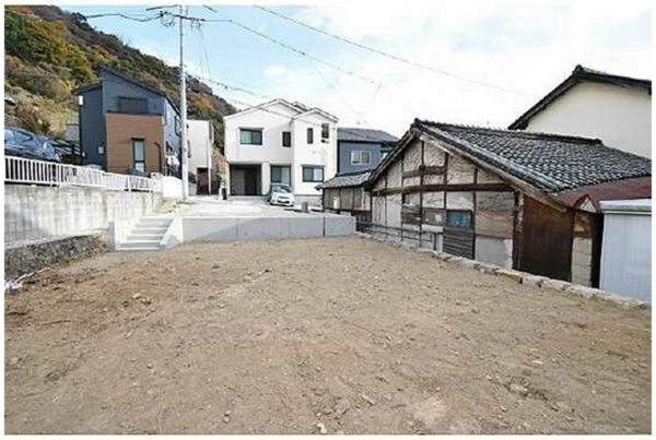 広島市南区楠那町、土地の画像です