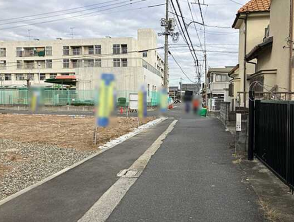 広島市中区江波東、土地の画像です