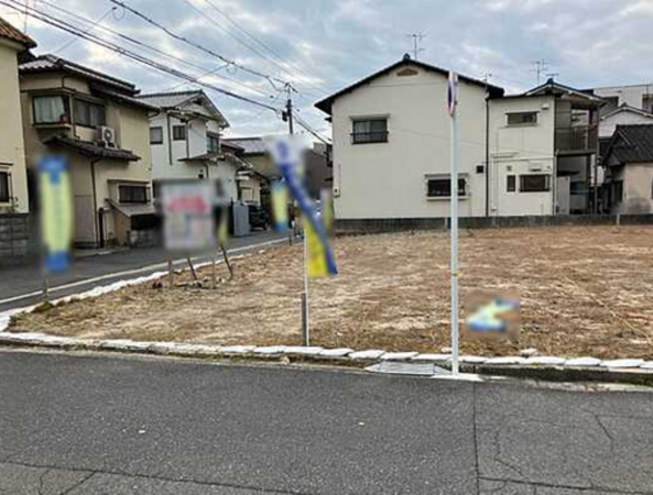 広島市中区江波東、土地の画像です