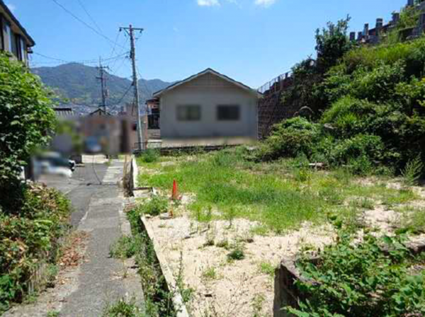 呉市江原町、土地の画像です