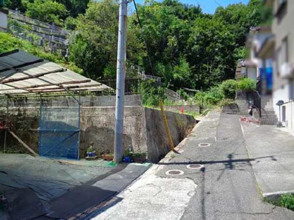 呉市江原町、土地の画像です