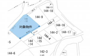呉市上山田町、土地の間取り画像です