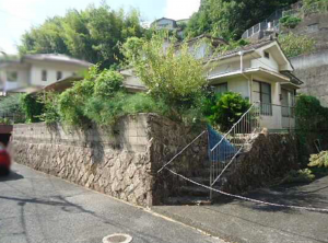 呉市上山田町、土地の画像です