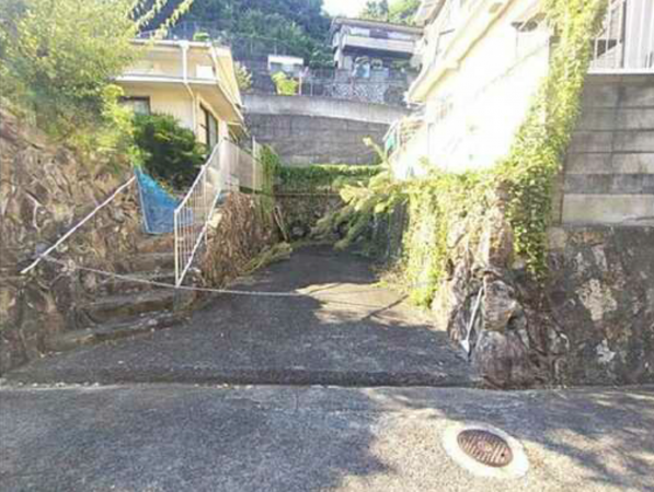 呉市上山田町、土地の画像です