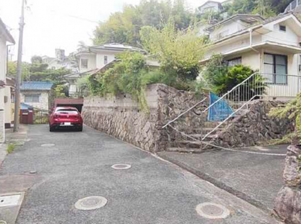 呉市上山田町、土地の画像です