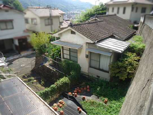 呉市上山田町、土地の画像です