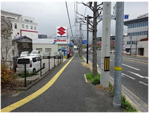 広島市南区西蟹屋、土地の画像です