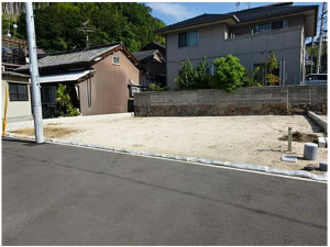 広島市南区日宇那町、土地の画像です