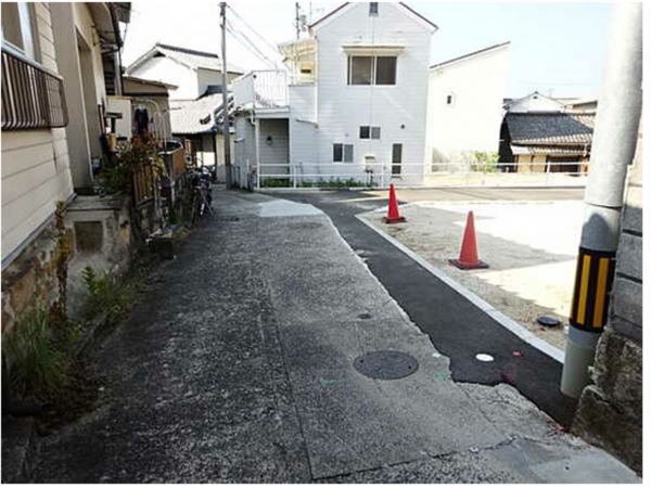 広島市南区日宇那町、土地の画像です