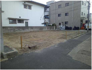 広島市南区東青崎町、土地の画像です