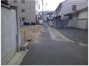 広島市南区東青崎町、土地の画像です