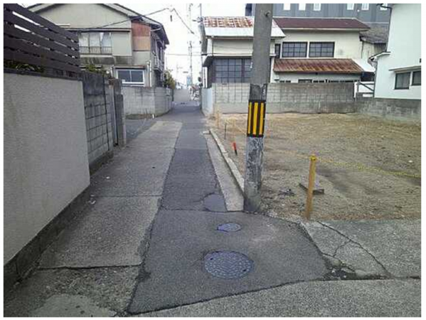 広島市南区東青崎町、土地の画像です