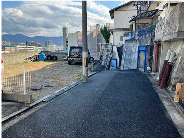 広島市南区東霞町、土地の画像です