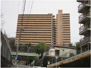 広島市東区牛田早稲田、収益物件/マンションの外観画像です