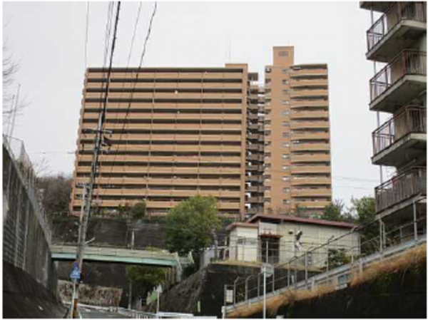 広島市東区牛田早稲田、収益物件/マンションの外観画像です