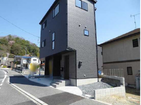 広島市東区馬木、新築一戸建ての外観画像です