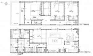 広島市東区馬木、新築一戸建ての間取り画像です