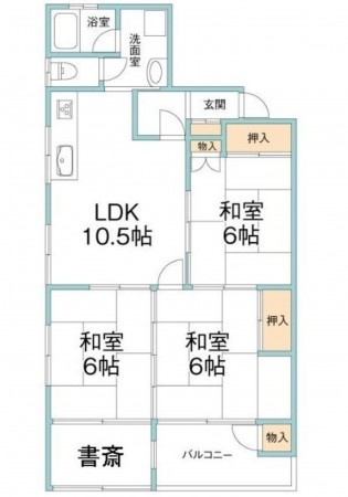 呉市広大新開、収益物件/住宅の間取り画像です