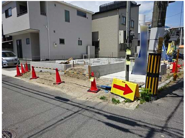 広島市南区宇品御幸、新築一戸建ての外観画像です