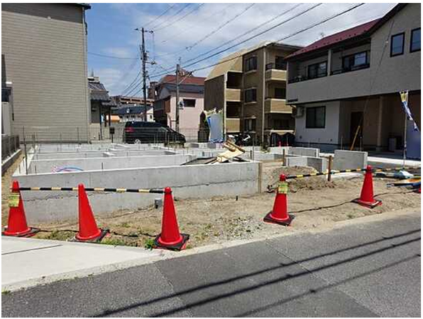 広島市南区宇品御幸、新築一戸建ての外観画像です