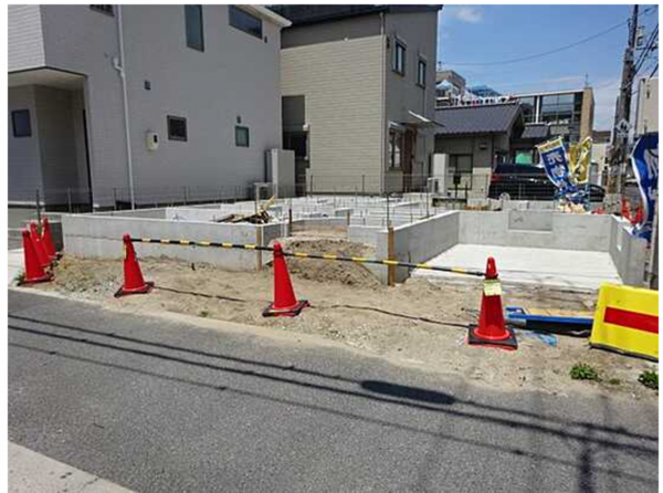 広島市南区宇品御幸、新築一戸建ての外観画像です