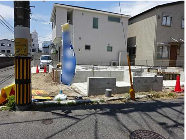 広島市南区宇品御幸、新築一戸建ての外観画像です
