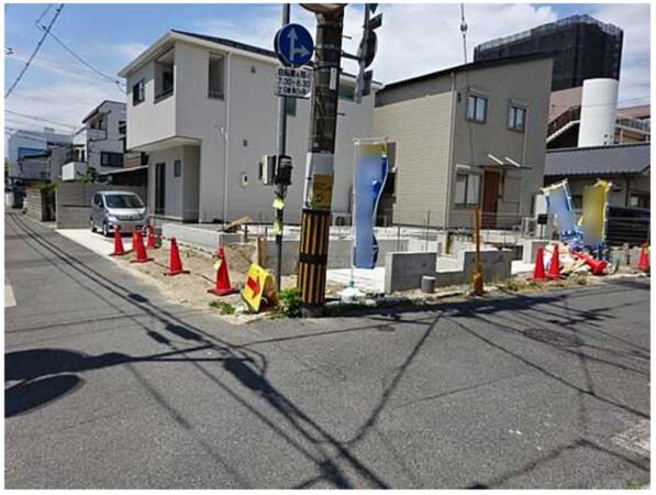 広島市南区宇品御幸、新築一戸建ての外観画像です