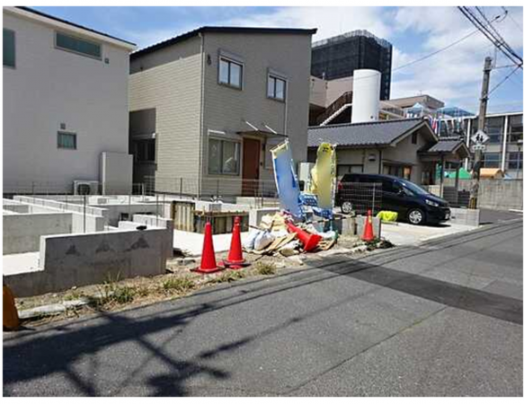 広島市南区宇品御幸、新築一戸建ての外観画像です