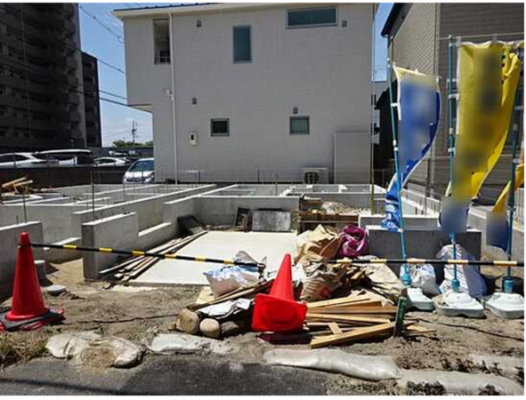 広島市南区宇品御幸、新築一戸建ての外観画像です