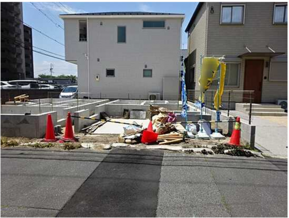 広島市南区宇品御幸、新築一戸建ての外観画像です