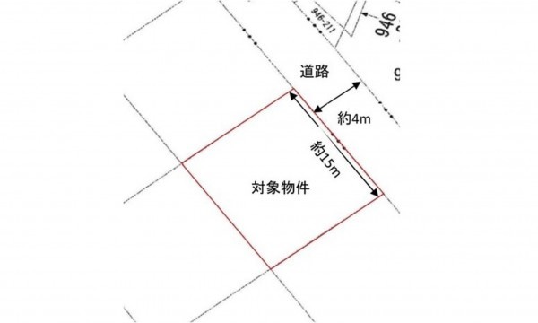 呉市焼山中央、土地の間取り画像です