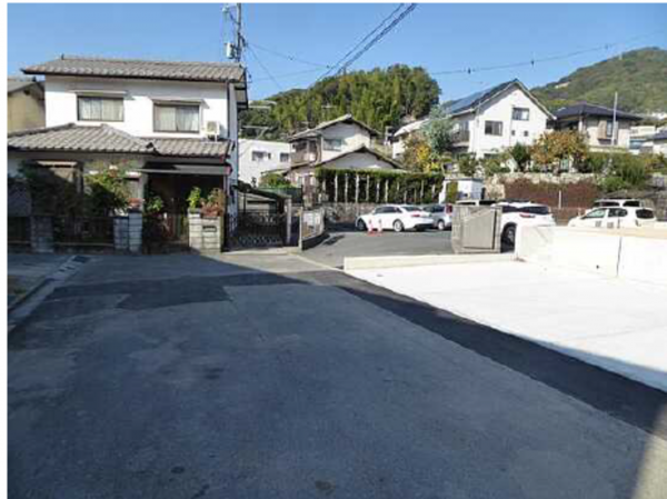 広島市東区上温品、土地の画像です